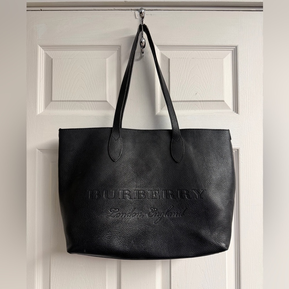 Burberry Remington Black Leather Tote Bag - Picture 2 of 10